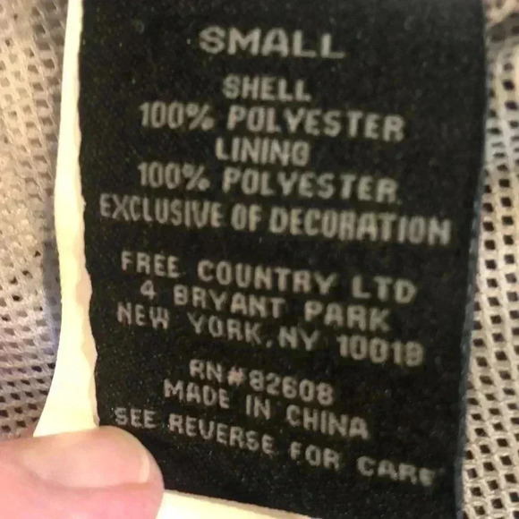 Free Country Athletx Series zippered front coat with hood. - Picture 8 of 10